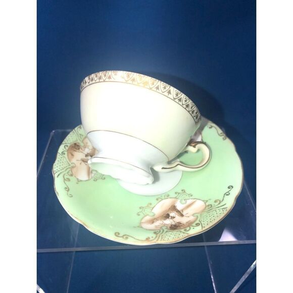 Demitasse Ucagco China - "Made in Occupied Japan" Tea Cup 1.5”and Sa… - Picture 2 of 6